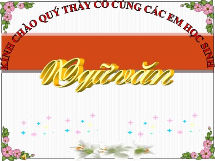 Bài giảng Ngữ văn Lớp 6 - Tiết 91: Nhân hóa