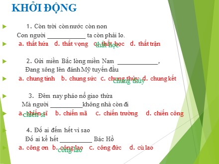 Bài giảng Ngữ văn Lớp 7 - Chủ đề: Từ Hán Việt