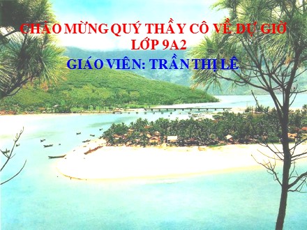 Bài giảng Ngữ văn Lớp 9 - Tiết 16: Văn bản Chuyện người con gái Nam Xương - Trần Thị Lê