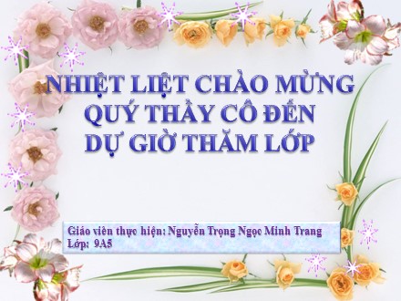 Bài giảng Ngữ văn Lớp 9 - Tiết 33: Tập làm văn Miêu tả trong văn bản tự sự