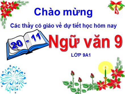 Bài giảng Ngữ văn Lớp 9 - Tiết 59: Tổng kết từ vựng (Luyện tập tổng hợp)