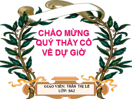 Bài giảng Ngữ văn Lớp 9 - Tiết 99: Các thành phần biệt lập - Trần Thị Lê