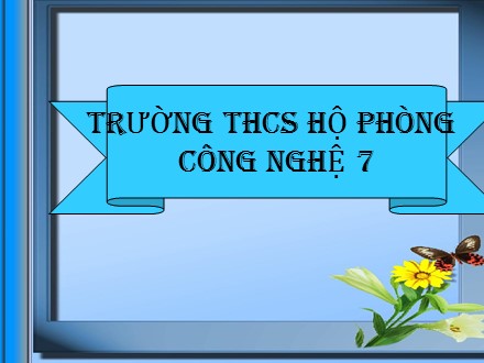 Bài giảng Công nghệ 7 - Bài 21: Luân canh, xen canh - Nguyễn Trung Tín