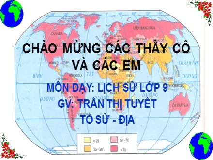 Bài giảng Lịch sử Lớp 9 - Bài 8: Nước Mĩ - Trần Thị Tuyết