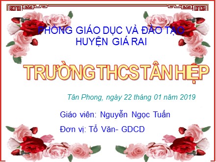 Bài giảng Ngữ văn 6 - Bài: Sông nước Cà Mau - Nguyễn Ngọc Tuấn