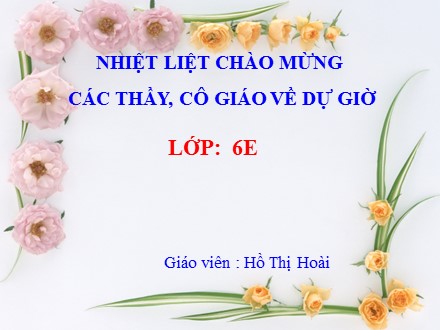 Bài giảng Ngữ văn 6 - Tiết 50: Treo biển, lợn cưới, áo mới - Hồ Thị Hoài