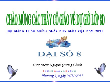 Bài giảng Toán 8 - Bài 2: Tính chất cơ bản của phân thức