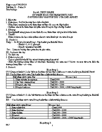 Giáo án Địa lý Lớp 7, Tuần 26 - Năm học 2016-2017 - Đặng Văn Tùng