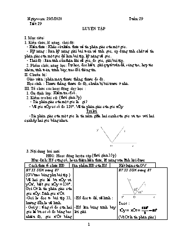 Giáo án Hình học Lớp 6 - Tuần 29 - Năm học 2019-2020 - Huỳnh Văn Giàu