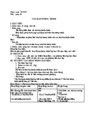 Giáo án Ngữ văn Lớp 8 - Tuần 30 - Năm học 2019-2020 - Lê Thị Gái