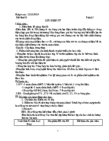 Giáo án Vật lý Lớp 9 - Tuần 29 - Năm học 2019-2020 - Huỳnh Văn Giàu