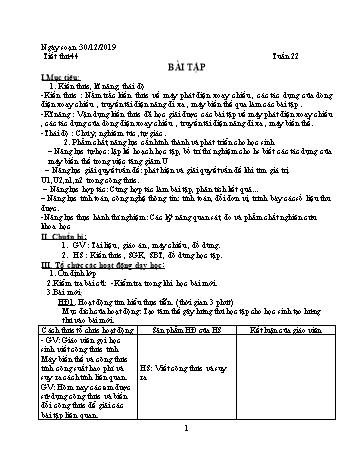 Giáo án Vật lý Lớp 9 - Tuần 44 - Năm học 2019-2020 - Huỳnh Văn Giàu