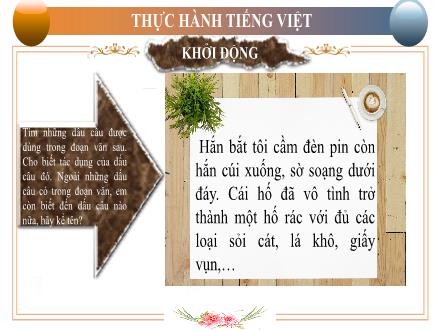 Bài giảng Ngữ văn Lớp 7 (Kết nối tri thức với cuộc sống) - Bài 7: Thế giới viễn tưởng - Thực hành tiếng Việt: Dấu chấm lửng
