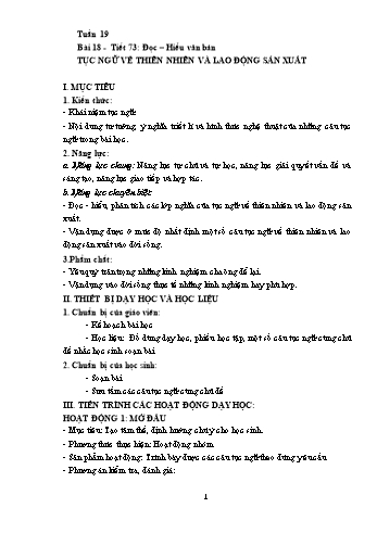Giáo án Ngữ văn Lớp 7 - Học kì 2
