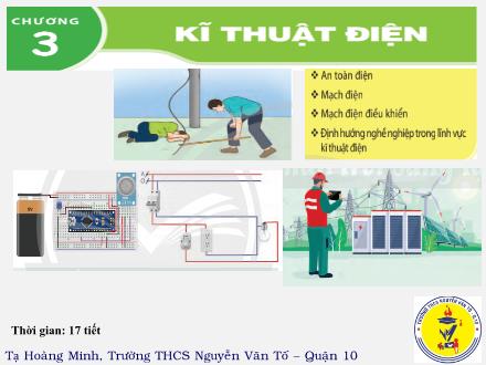 Bài giảng môn Công nghệ 8 (Chân trời sáng tạo) - Chương 3. Kĩ thuật điện - Bài 8: An toàn điện