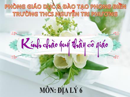 Bài giảng môn Địa lí 6 Sách Chân trời sáng tạo - Bài 19: Lớp đất và các nhân tố hình thành đất. Một số nhóm đất điển hình