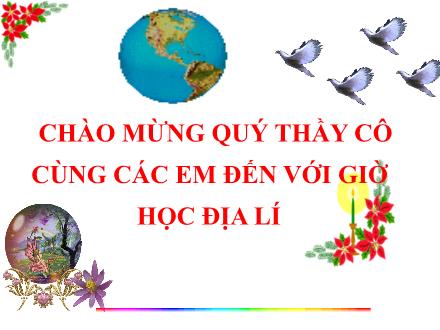 Bài giảng môn Địa lí 6 Sách Chân trời sáng tạo - Bài 22: Dân số và sự phân bố dân cư