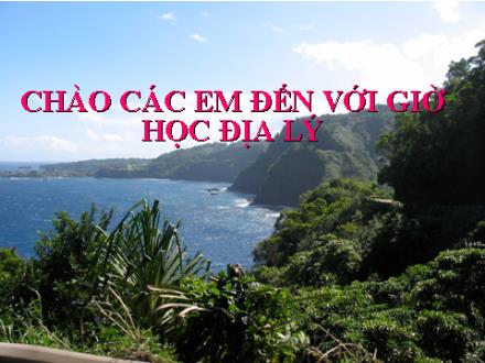 Bài giảng môn Địa lí 7 - Chương II: Môi trường đới ôn hòa. Hoạt động kinh tế của con người ở đới ôn hòa - Bài 13: Môi trường đới ôn hòa
