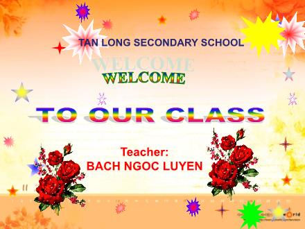 Bài giảng môn Tiếng Anh 9 - Unit 1: Local environment - Lesson 3: A closer look 2 - Bach Ngoc Luyen