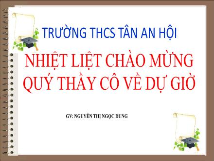 Bài giảng môn Vật lí 8 - Ôn tập: Cơ học