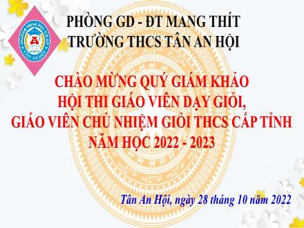Bài giảng Sinh học 9 - Bài 17: Mối quan hệ giữa gen và ARN - Năm học 2022-2023 - Trường THCS Tân An Hội