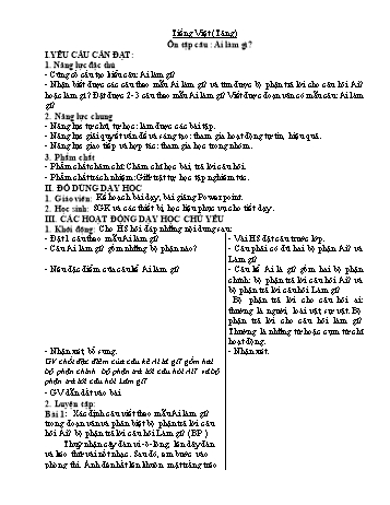 Giáo án môn Tiếng Việt Khối 3 - Tuần 8