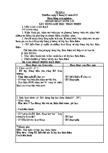 Kế hoạch bài dạy các môn Khối 3 - Tuần 4 - Năm học 2023-2024 - Trương Thị Phấn