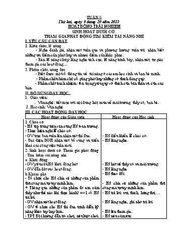 Kế hoạch bài dạy các môn Khối 3 - Tuần 5 - Năm học 2023-2024 - Trương Thị Phấn
