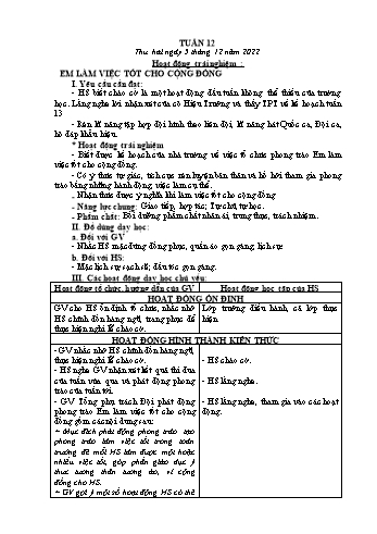 Kế hoạch bài dạy các môn Lớp 2 - Tuần 13 - Năm học 2022-2023 - Nguyễn Thị Hồng