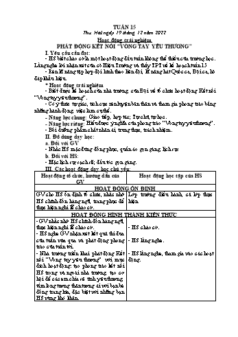 Kế hoạch bài dạy các môn Lớp 2 - Tuần 15 - Năm học 2022-2023 - Nguyễn Thị Hồng