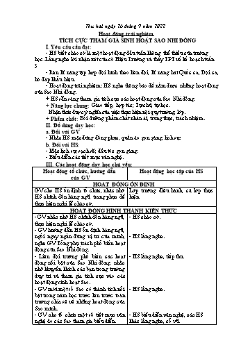 Kế hoạch bài dạy các môn Lớp 2 - Tuần 3 - Năm học 2022-2023 - Nguyễn Thị Hồng