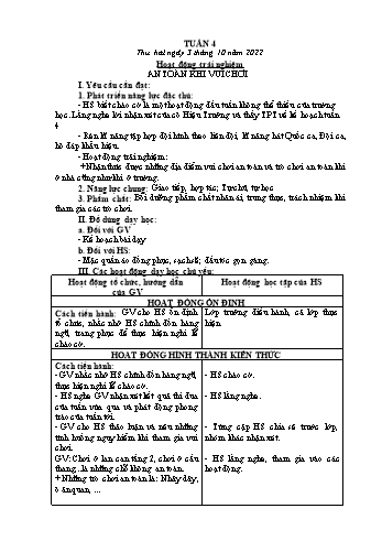 Kế hoạch bài dạy các môn Lớp 2 - Tuần 4 - Năm học 2022-2023 - Nguyễn Thị Hồng
