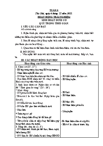 Kế hoạch bài dạy Lớp 3 - Tuần 9 - Năm học 2023-2024 - Nguyễn Thị Ánh Tuyết